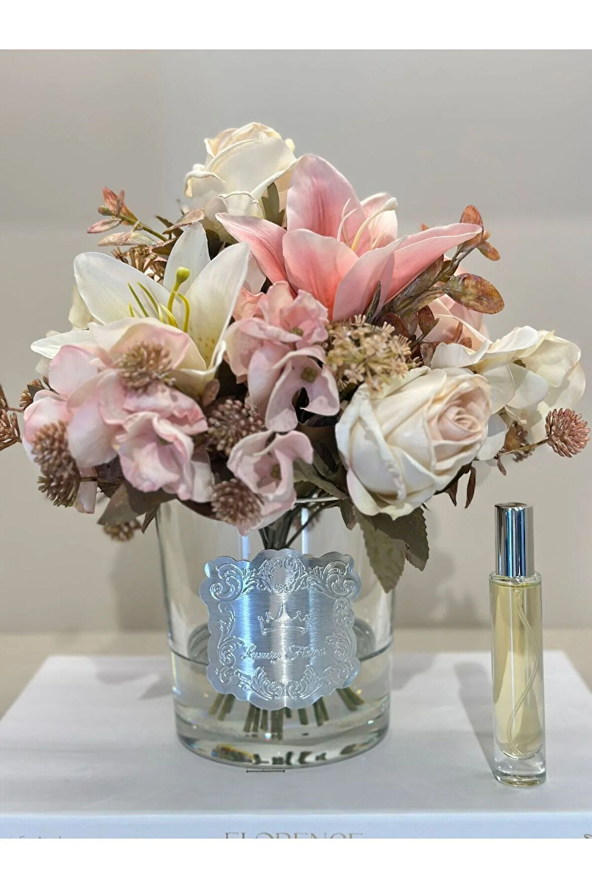 Yapay Güllü Lüx Vazo No:4