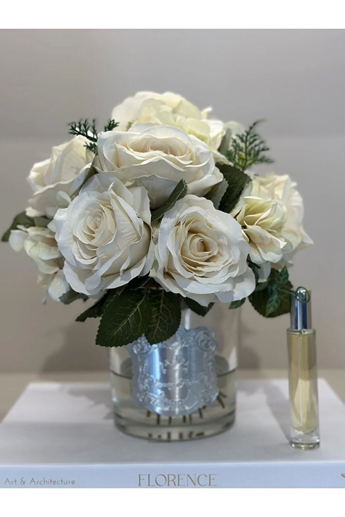 Yapay Güllü Lüx Vazo No:6