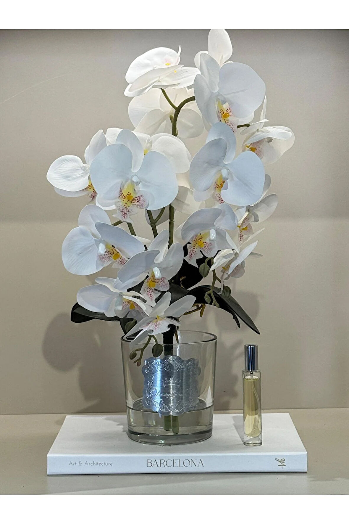 Yapay Orkideli Lüx Vazo No:3