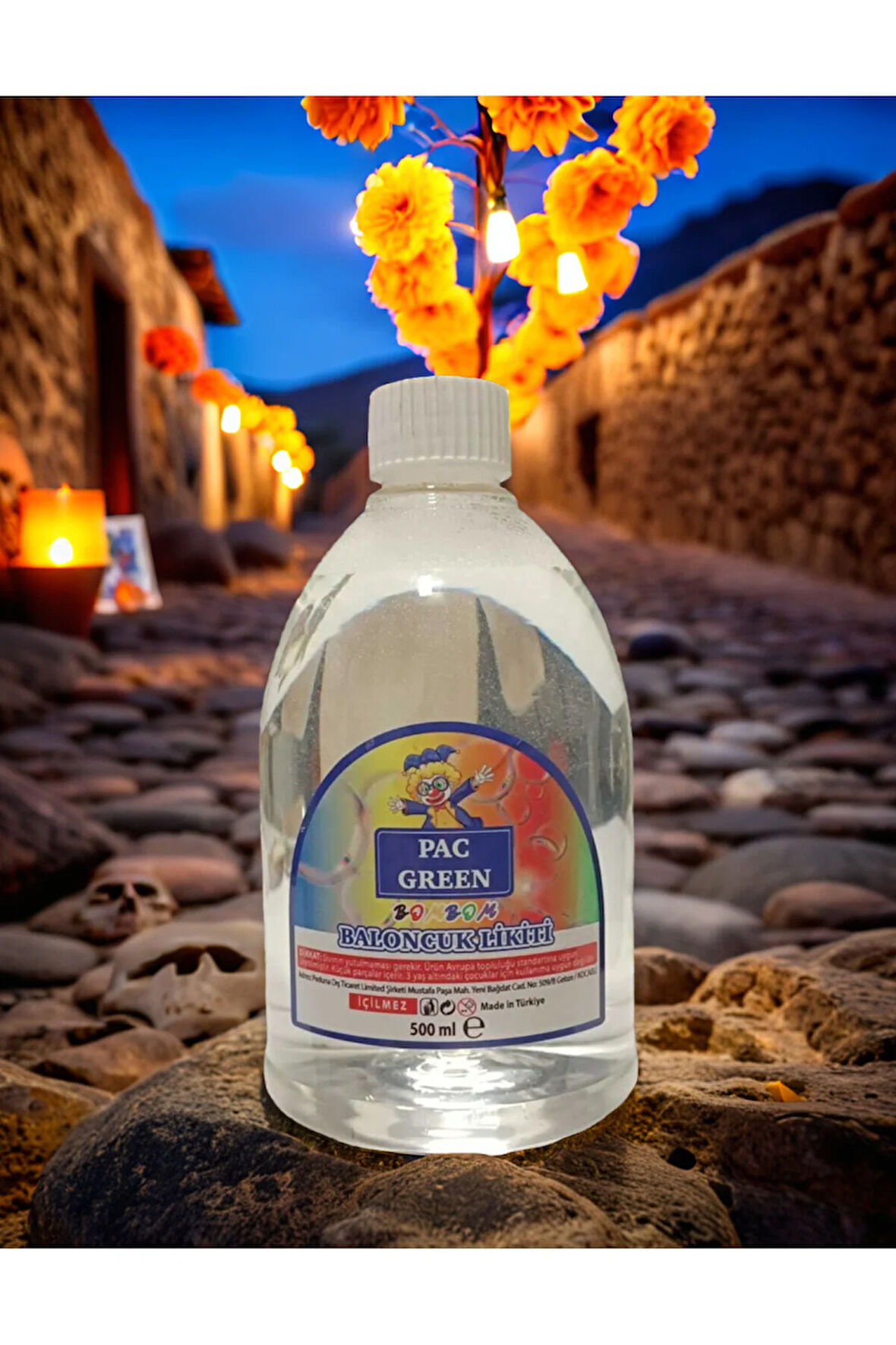 Baloncuk Likiti Köpük Tabancası Baloncuk Sıvısı 500ml Eğitici Oyuncaklar