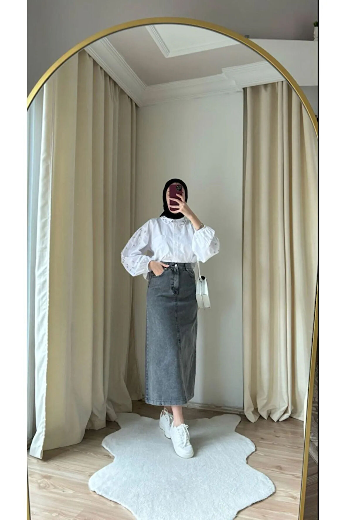 KOT DENIM FIT TESETTÜR ETEK 1.KALİTE PAMUKLU KUMAŞ