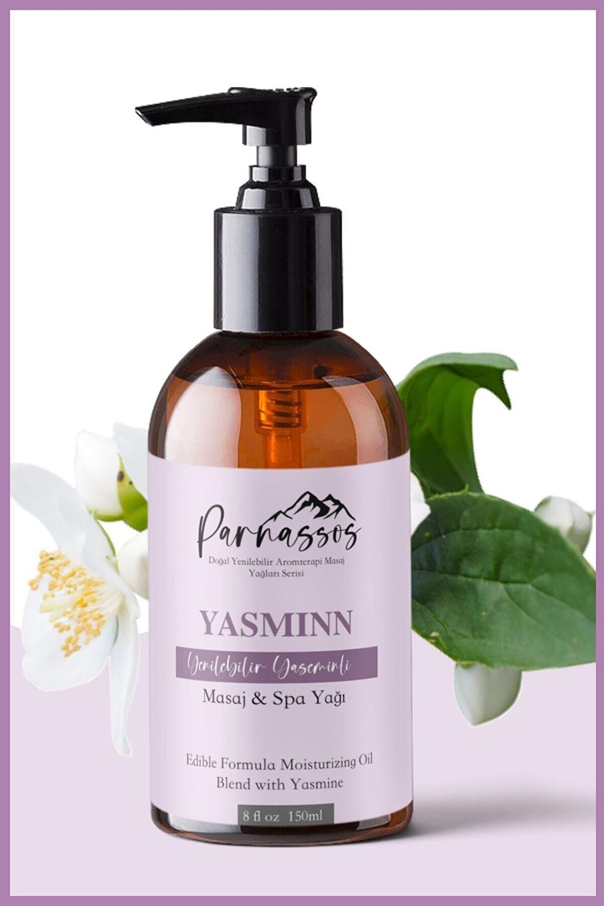 Parnassos Yasemin Özlü 150ml Toksinlerden Arınmaya Yardımcı Aroma Terapi Masaj Yağı