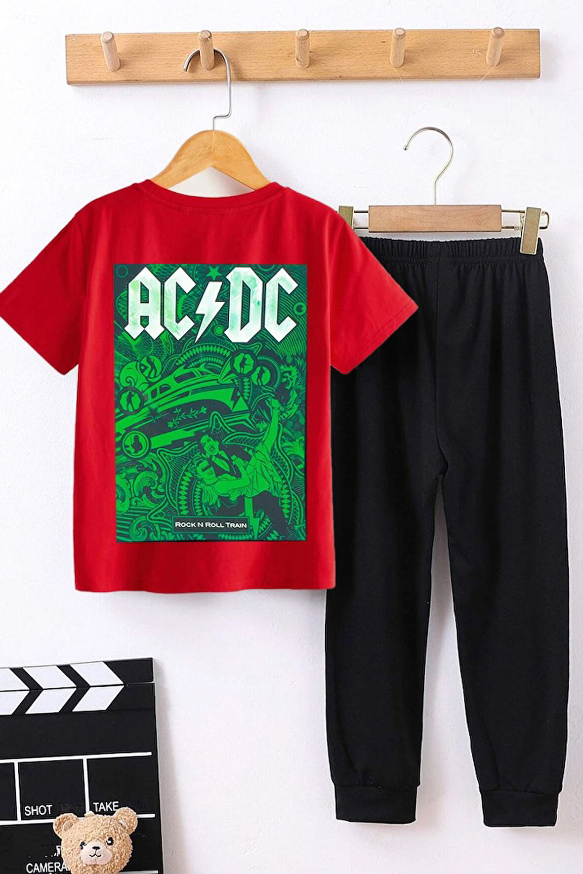 Uyguntarz Çocuk Acdc Alt - Üst Eşofman Takımı