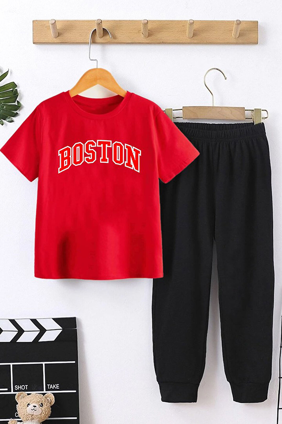 Uyguntarz Çocuk Boston Alt - Üst Eşofman Takımı