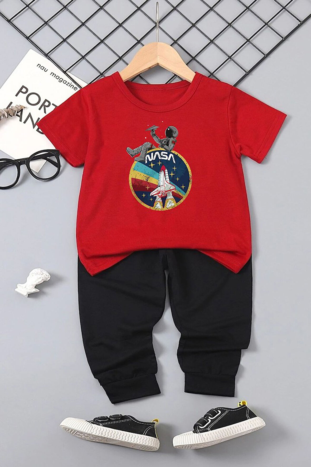 Uyguntarz Çocuk Nasa Alt - Üst Eşofman Takımı