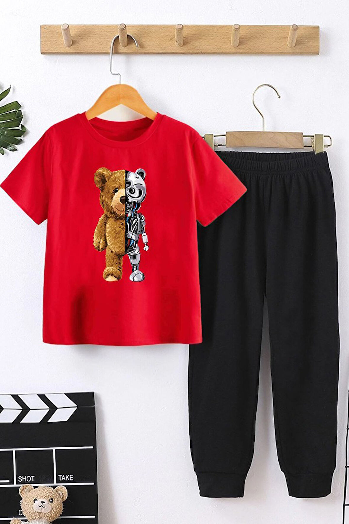 Uyguntarz Çocuk Boys Bear Alt - Üst Eşofman Takımı