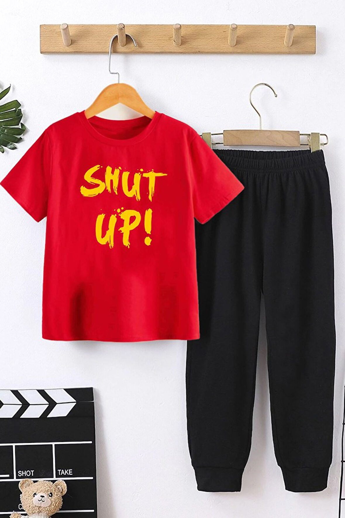 Uyguntarz Çocuk Shut Up Alt - Üst Eşofman Takımı