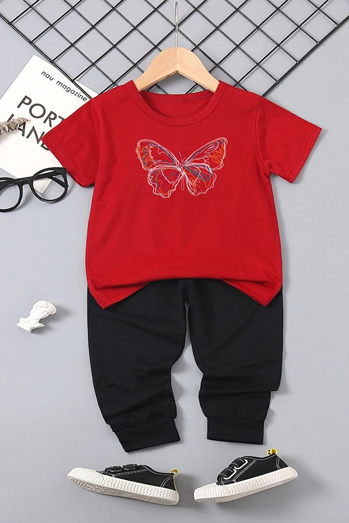 Uyguntarz Çocuk Butterfly  Alt - Üst Eşofman Takımı