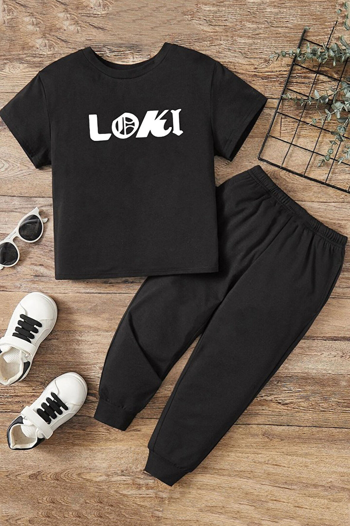 Uyguntarz Çocuk Floki Alt - Üst Eşofman Takımı