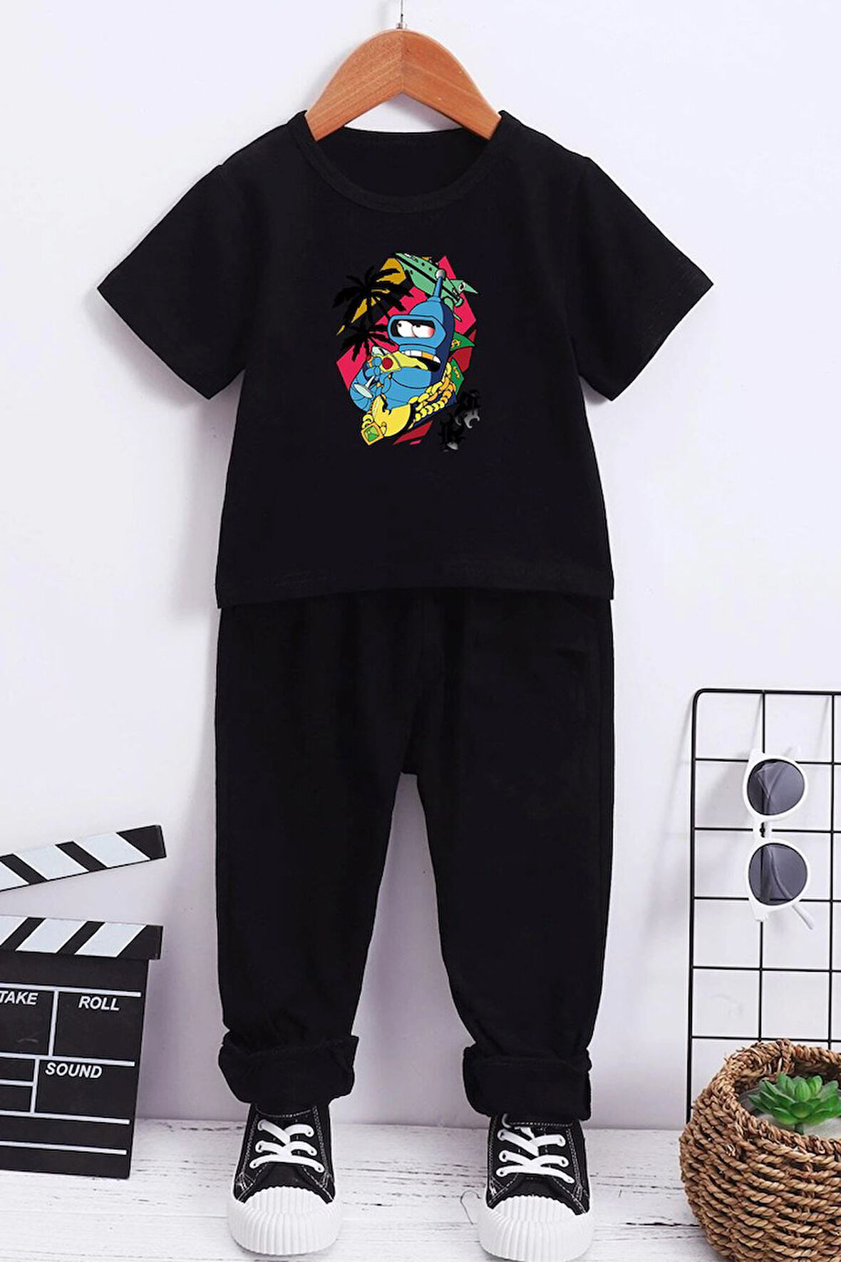 Uyguntarz Çocuk Crazy Banana Alt - Üst Eşofman Takımı