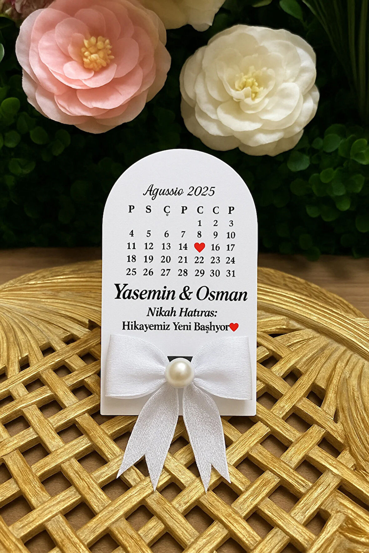 UV Baskı Pleksi Magnet Söz, Nişan, Nikah, Düğün, Kına 15 Adet