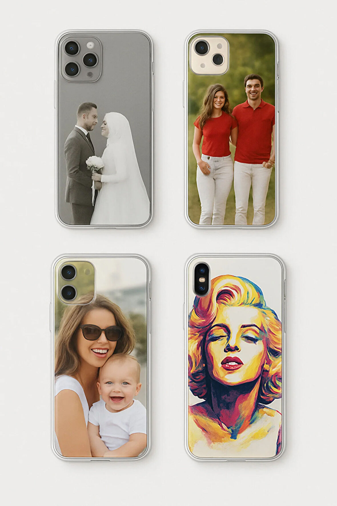 Kişiye Özel Resim Baskılı Telefon Kılıfı – İsim veya Fotoğraf Baskılı, Tüm Modeller Uyumlu