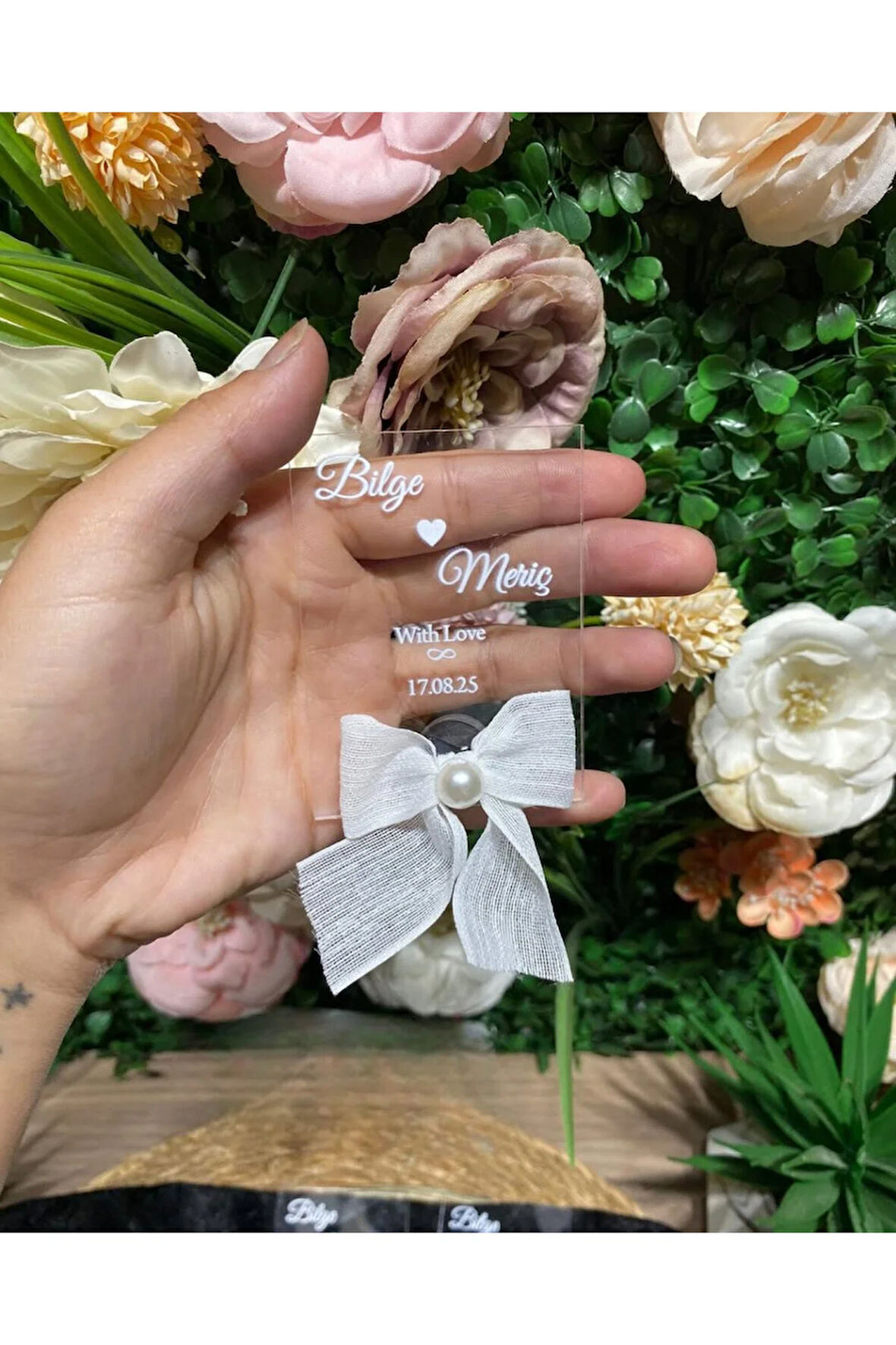 UV Baskı Pleksi Magnet Söz, Nişan, Nikah, Düğün, Kına 10 Adet