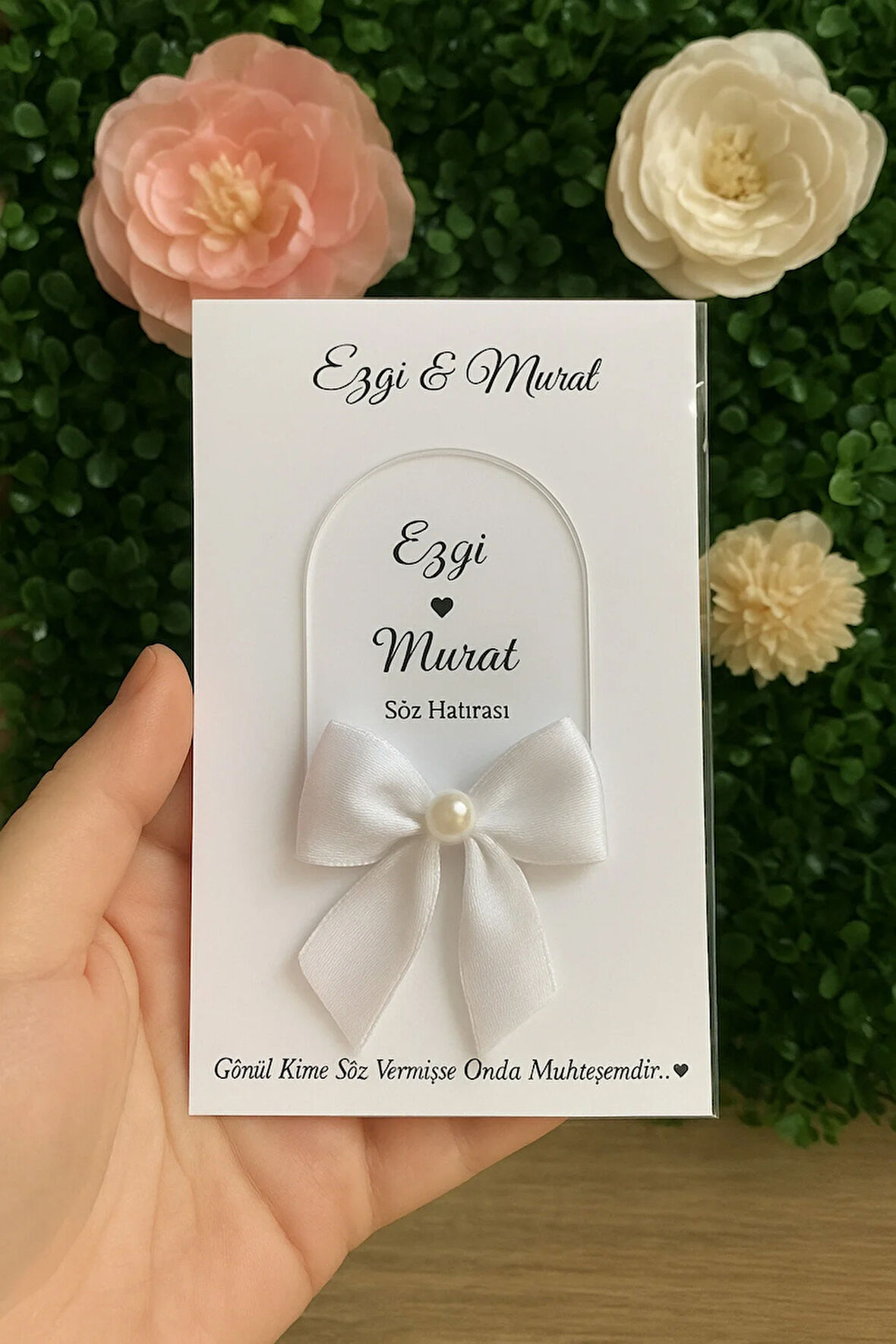 UV Baskı Pleksi Magnet Söz, Nişan, Nikah, Düğün, Kına 10 Adet