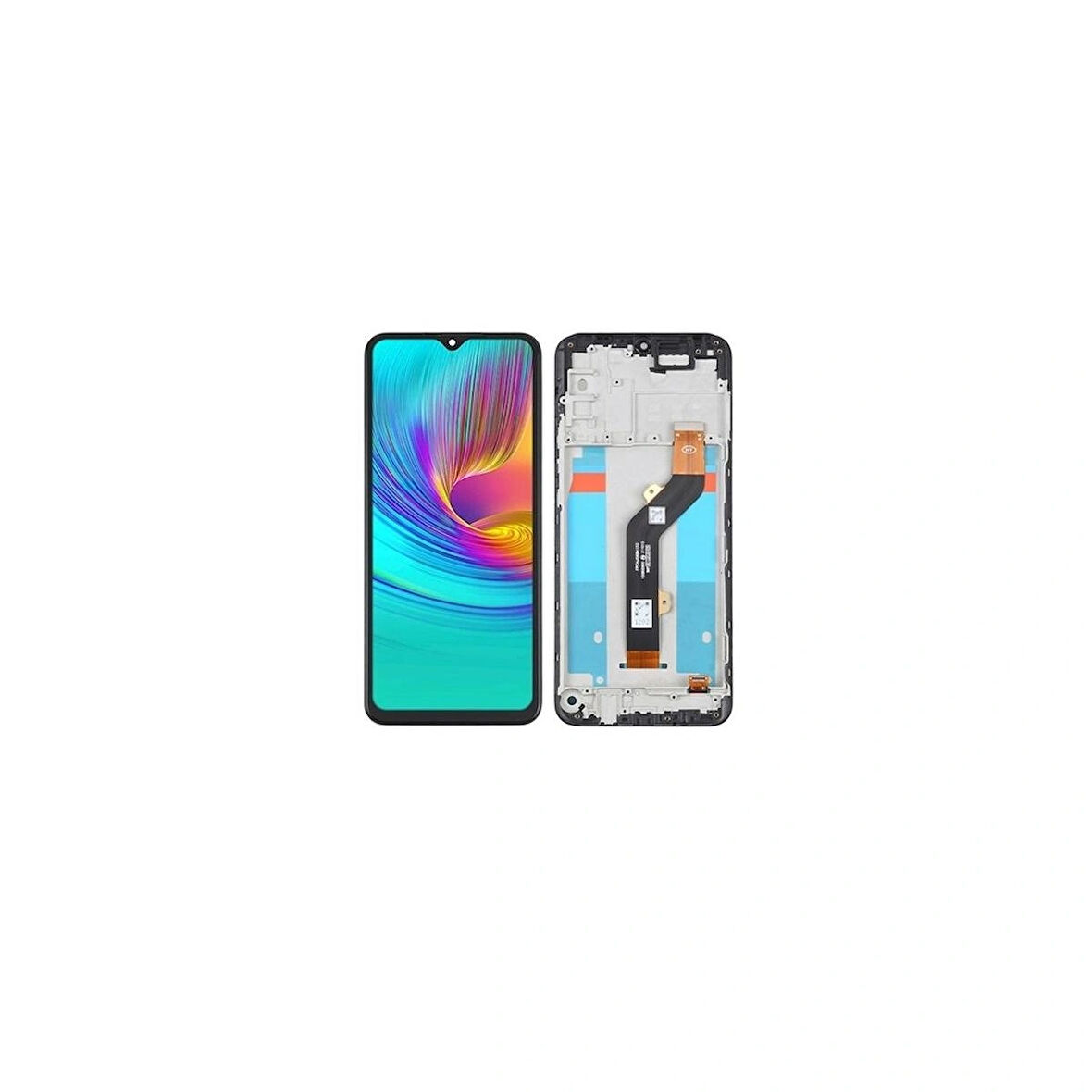 Infinix Hot 9 Play İle Uyumlu Lcd Ekran Dokunmatik X680 Çıtalı
