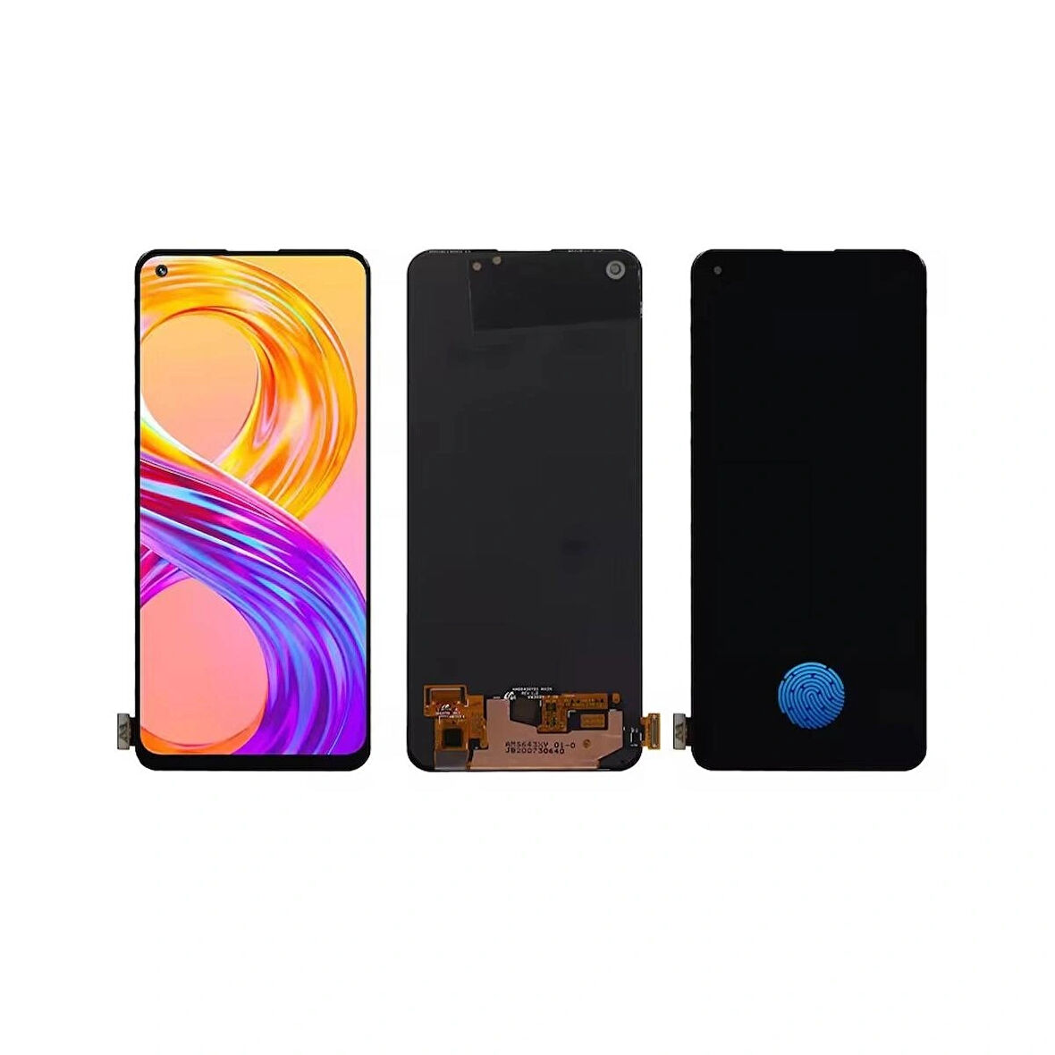 Oppo Realme 8 Pro İle Uyumlu Revize Ekran Dokunmatik Rmx3081