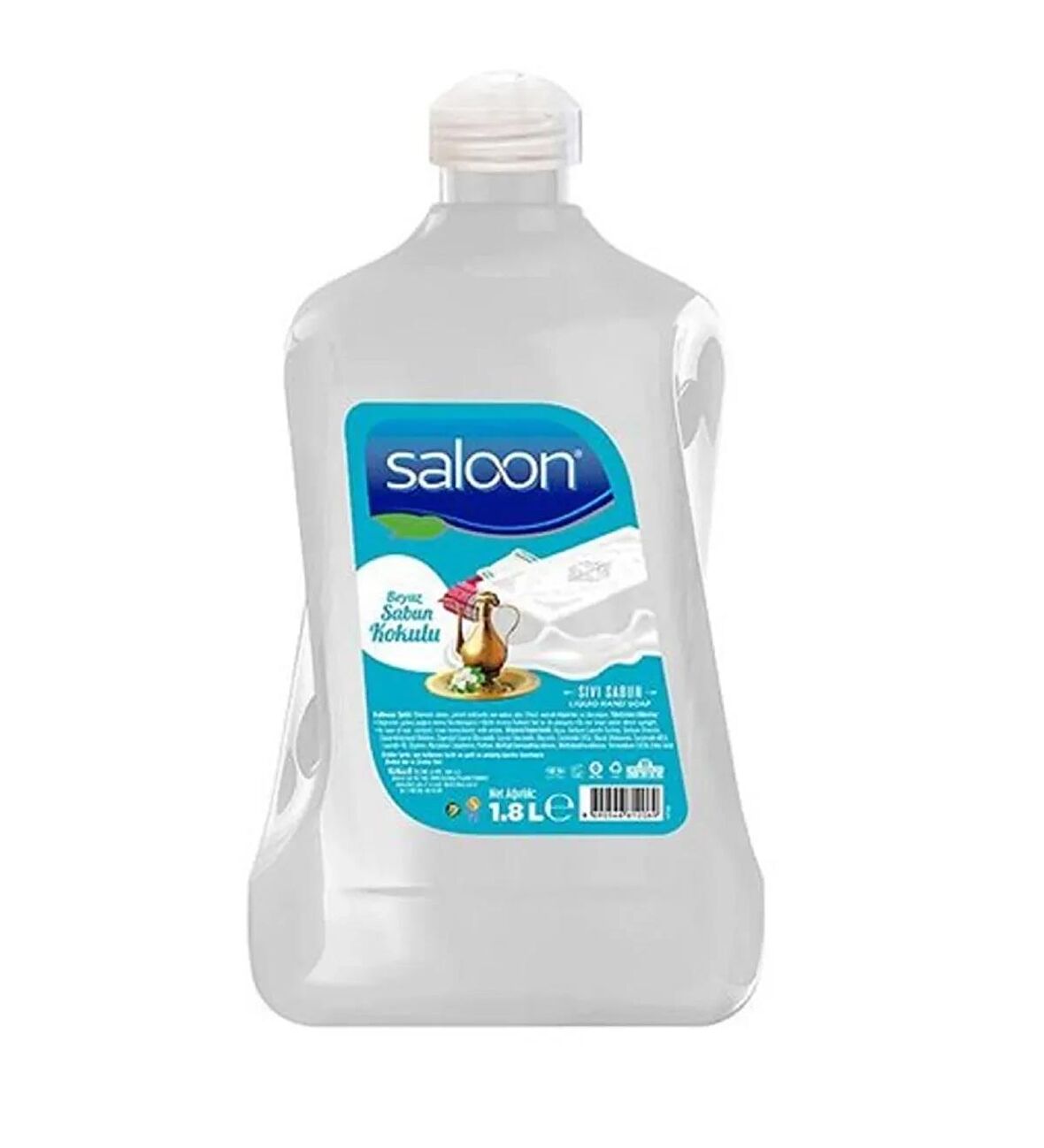 Saloon Sıvı Sabun Beyaz Sabun Kokulu 1,8 lt