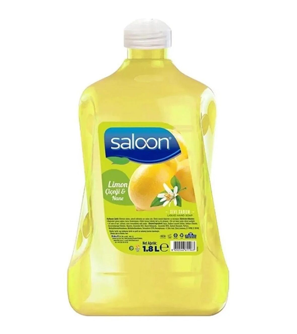 Saloon Limon Çiçeği & Nane Sıvı Sabun 1,8 lt