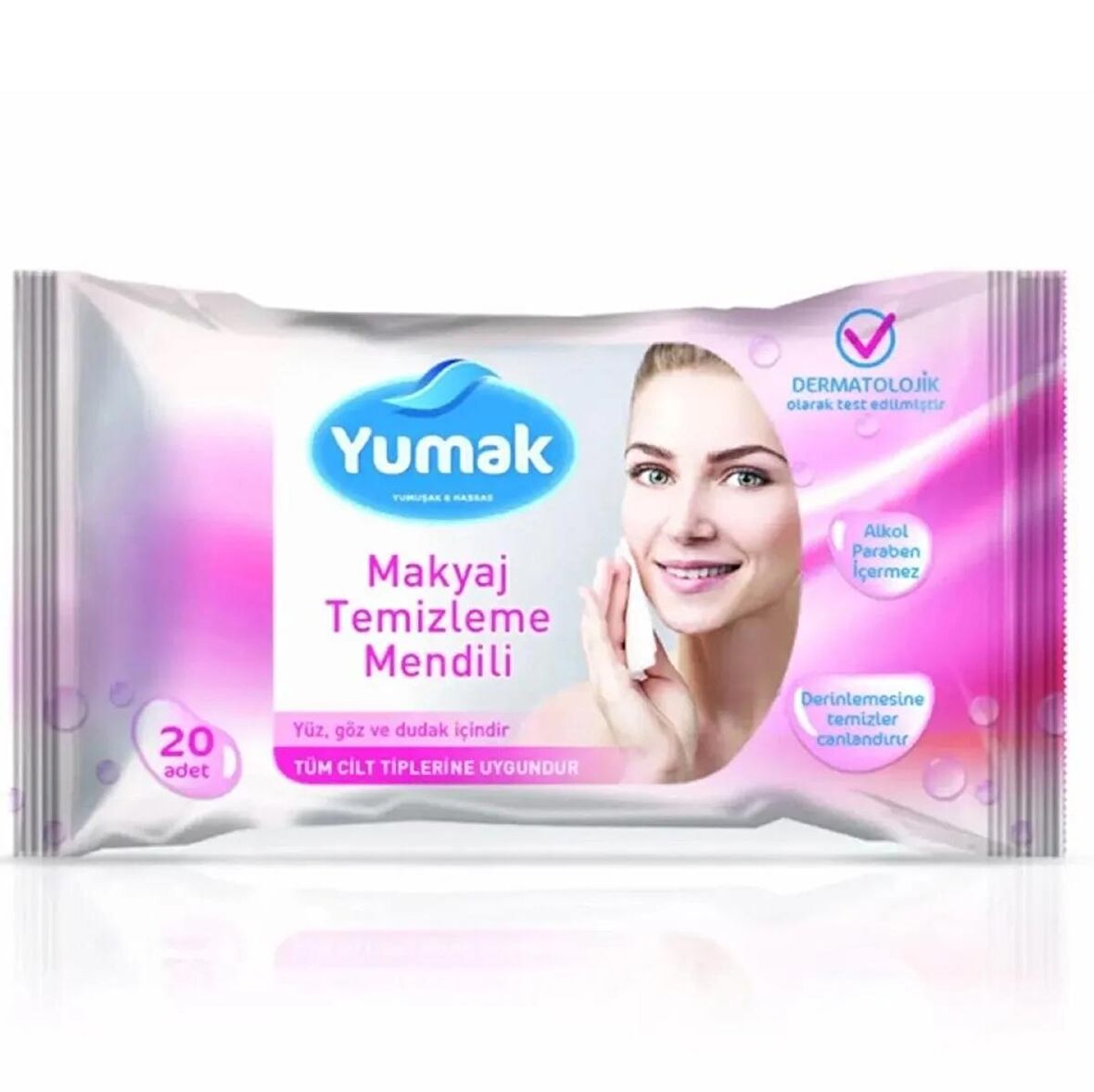 YUMAK Makyaj Temizleme Mendili 20 li