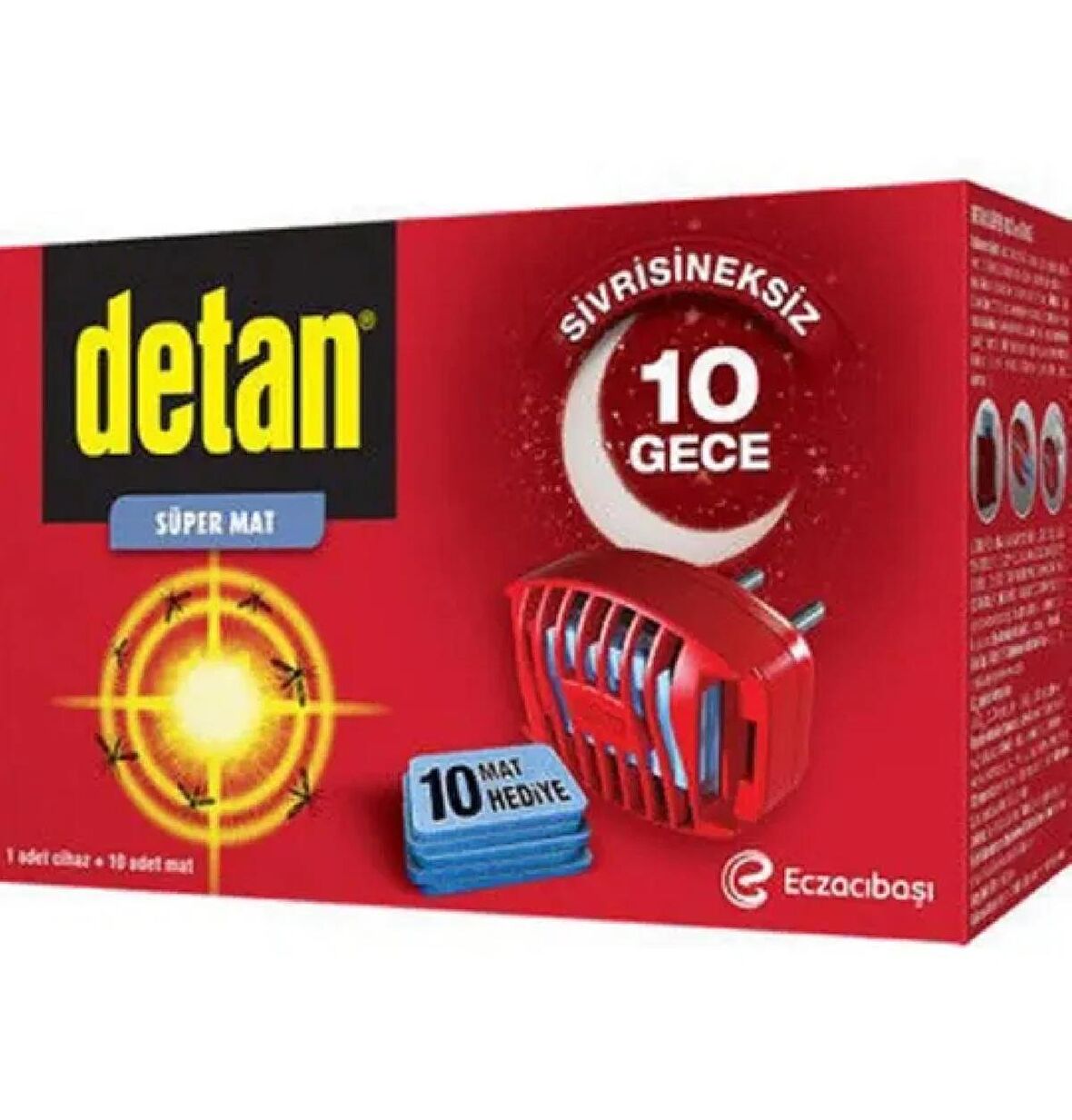 Detan Süper Mat Cihaz + 10 Yedek Sinek Kovucu