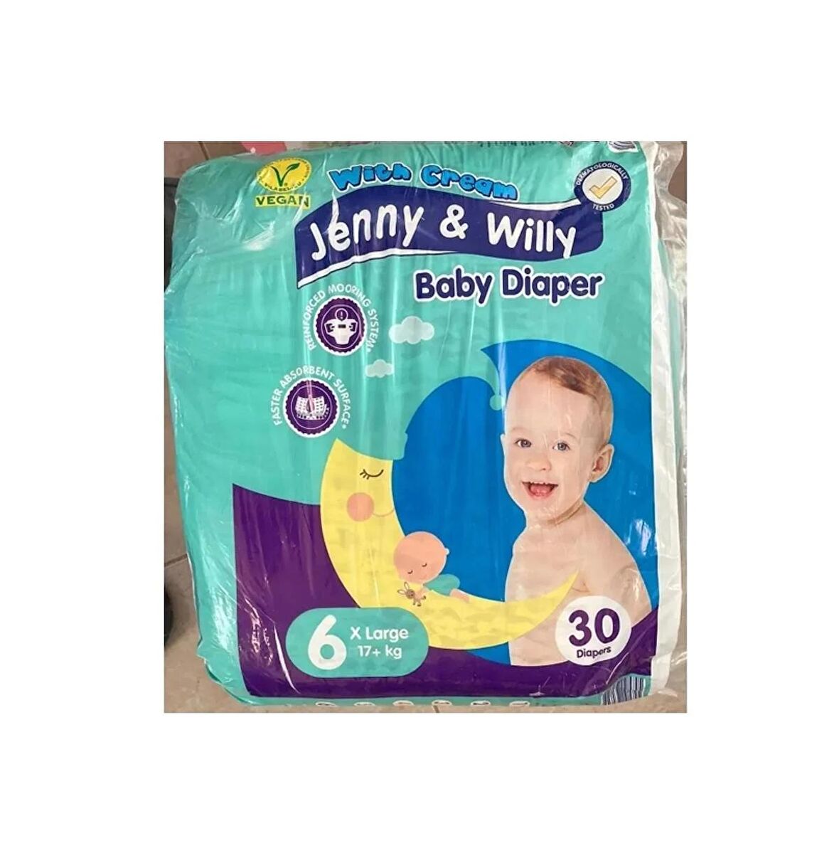 Jenny & Willy Bebek Bezi X Large 6 Numara 30 lu