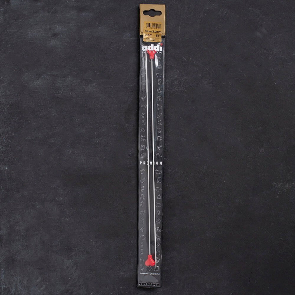 Addi 2Mm 35Cm Klasik Alüminyum Hızlı Örgü Şişi - 2