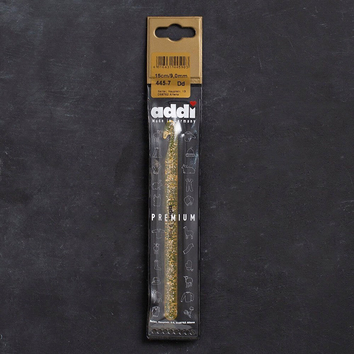 Addi Champagner 9Mm 15Cm Plastik Simli Yün Tığ - 4