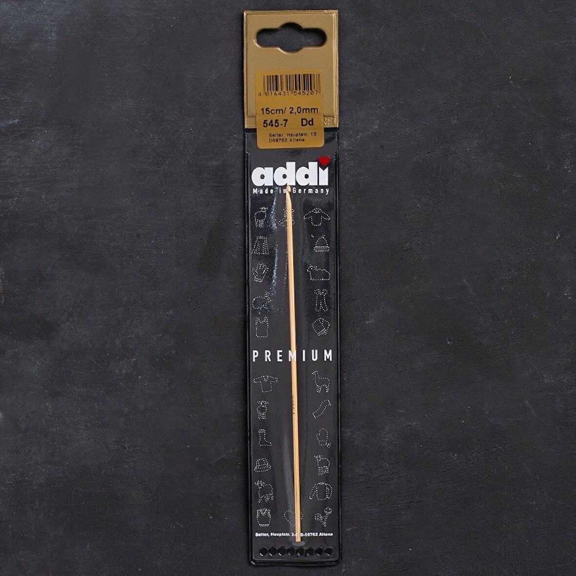 Addi Bambus 2Mm 15Cm Bambu Yün Tığ - 545-7