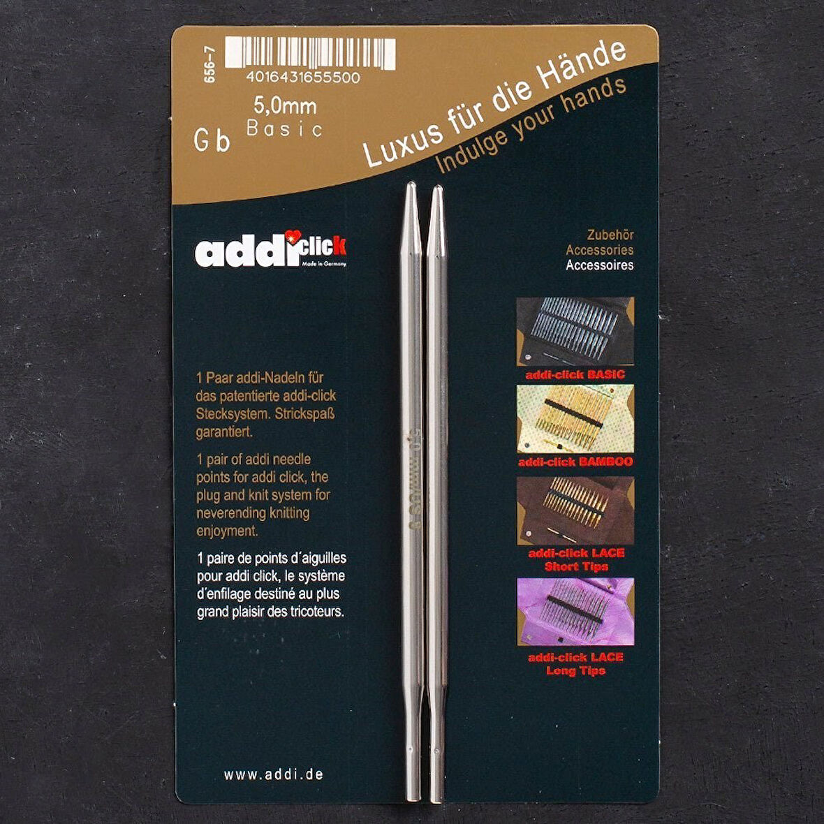 Addi Click 5Mm Misinalı Şiş Ucu - 656-2