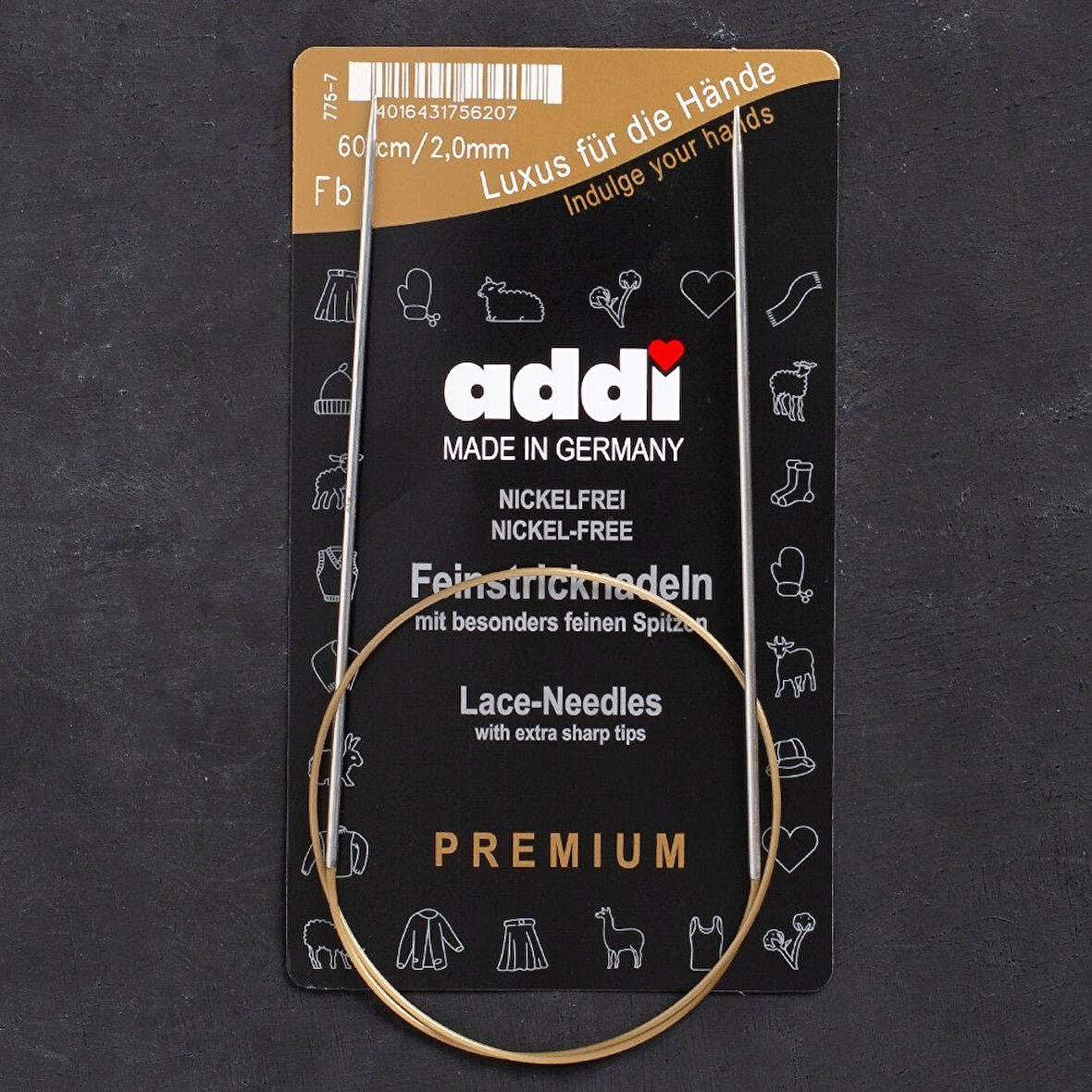 Addi 2Mm 60Cm Misinalı Dantel Şişi - 775-7