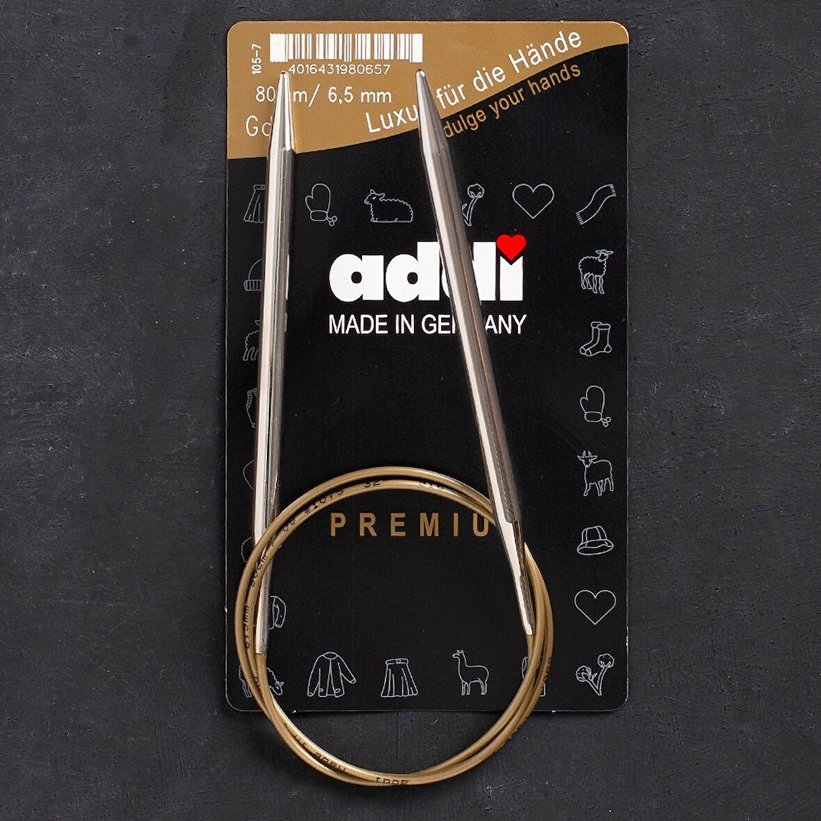 Addi 6,5Mm 80Cm Klasik Misinalı Şiş- 105-7