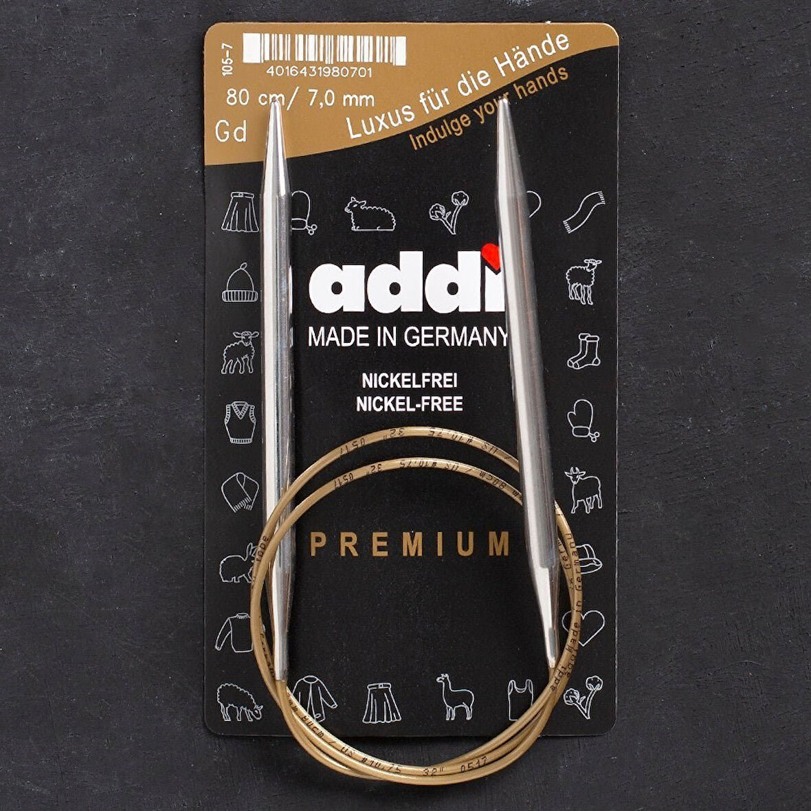 Addi 7Mm 80Cm Klasik Misinalı Şiş- 105-7