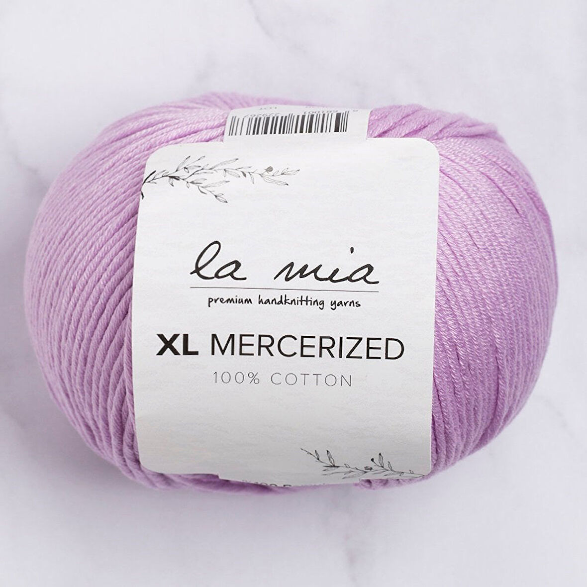 La Mia Xl Mercerized Lila El Örgü İpi - 53 - 33764