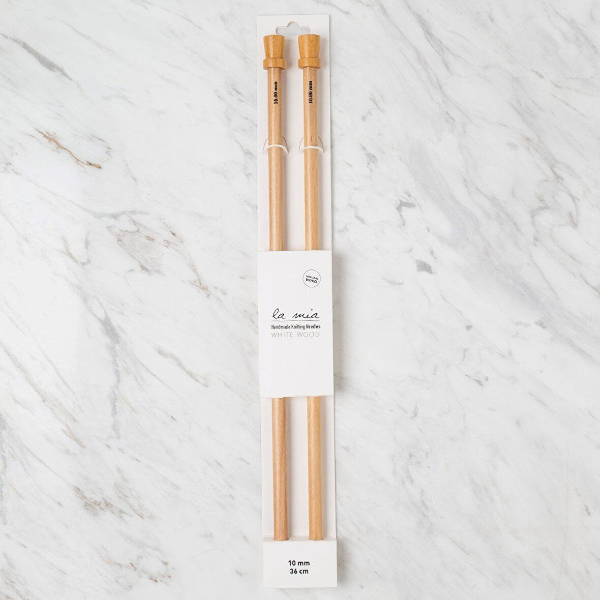 La Mia Whitewood 10 Mm 36 Cm Ahşap Örgü Şişi