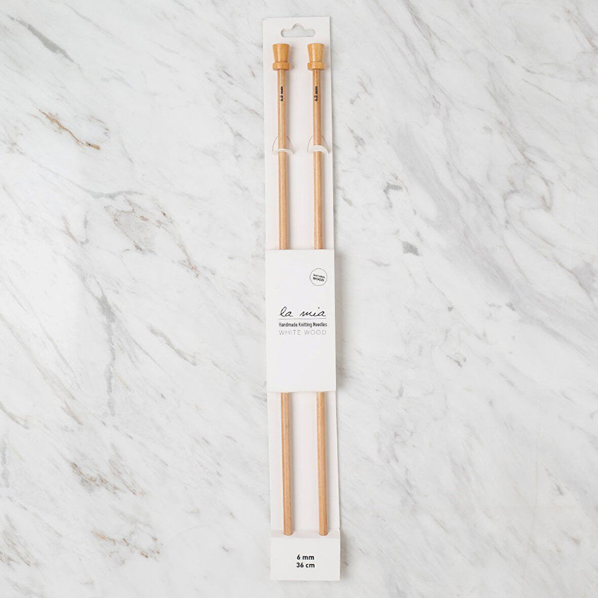 La Mia Whitewood 6 Mm 36 Cm Ahşap Örgü Şişi