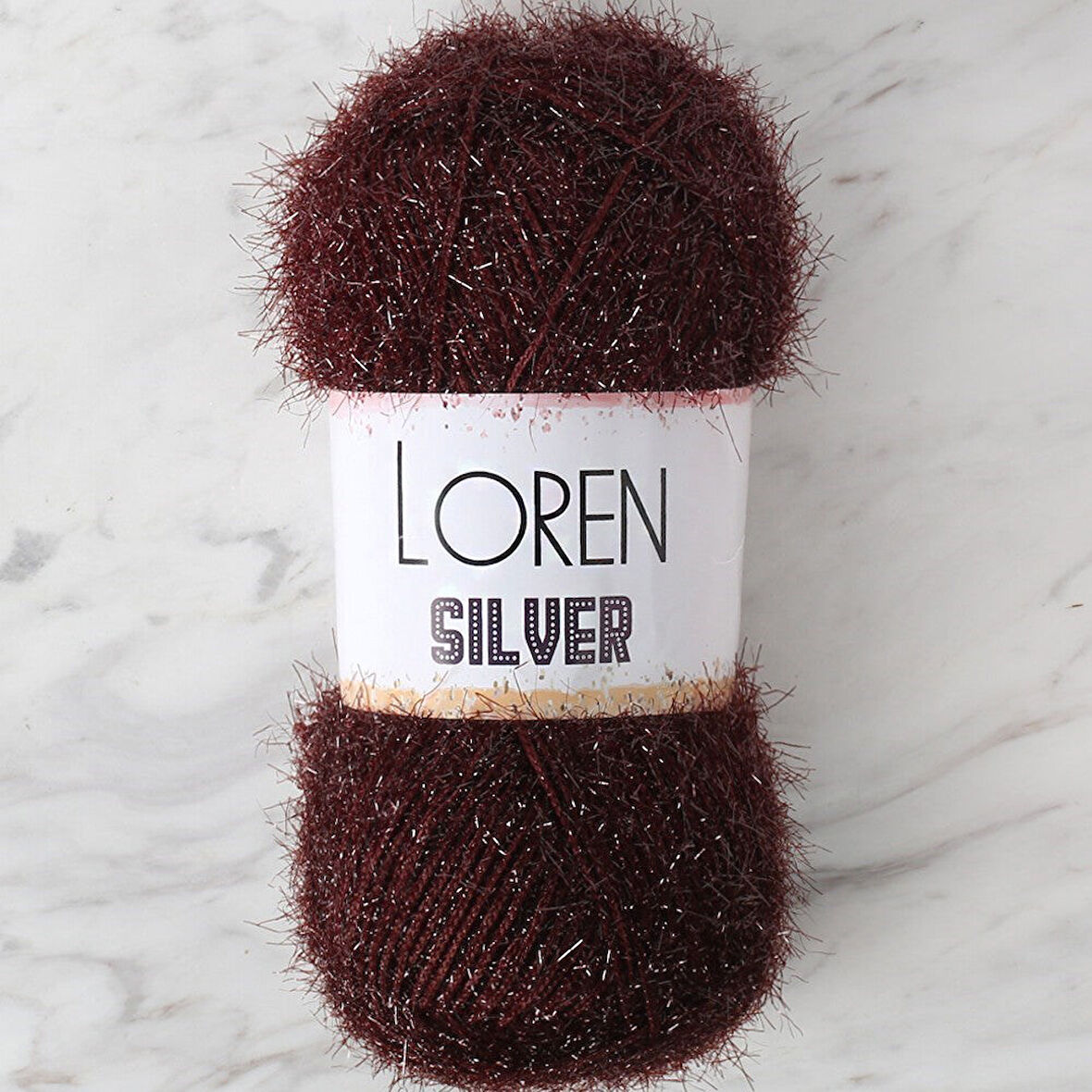 Loren Silver Kahverengi̇ El Örgü İpi̇ - Rs0093 - 34089