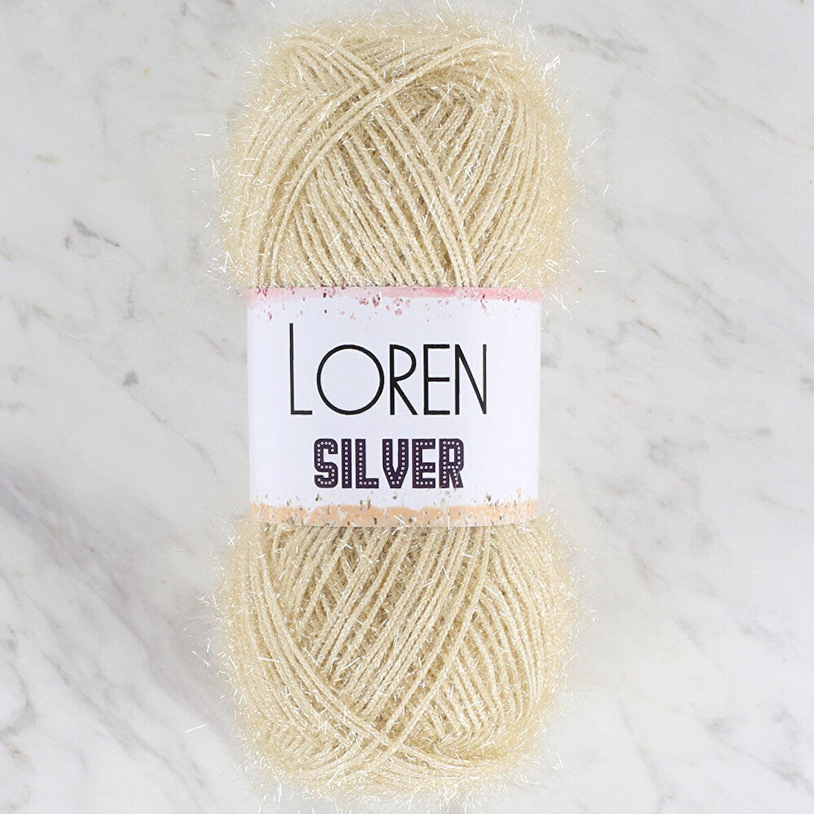 Loren Silver Bej El Örgü İpi - Rs0066 - 34094