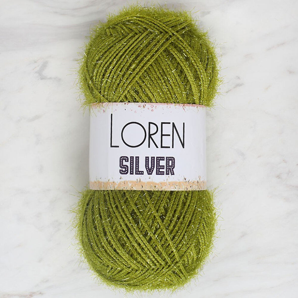 Loren Silver Yeşil El Örgü İpi - Rs0044 - 34100