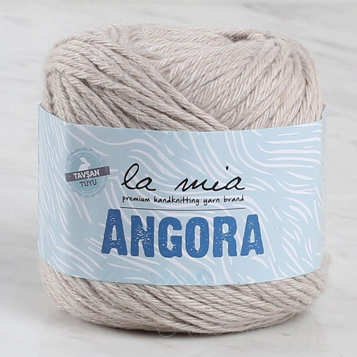 La Mia Angora 50Gr. Bej El Örgü İpi - L003 - 34218