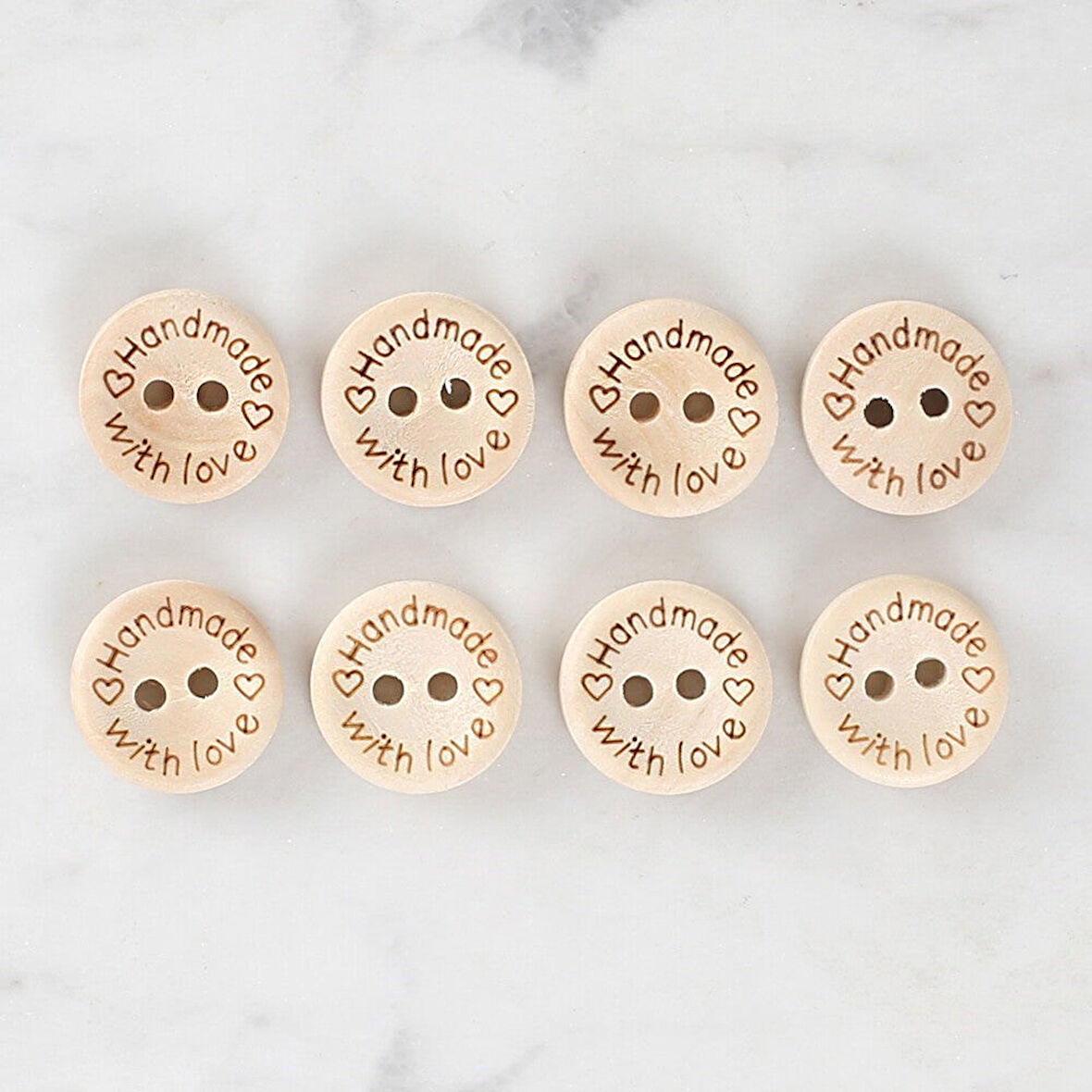 Loren Crafts Handmade 8'Li Düğme - 1614