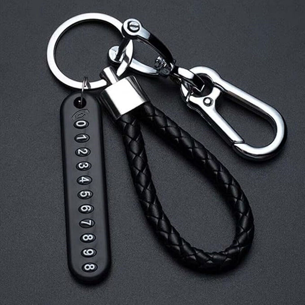 Buffer® Anahtarlığa Takılabilentelefon Numarası Etiketli Numaratörlü Anahtarlık