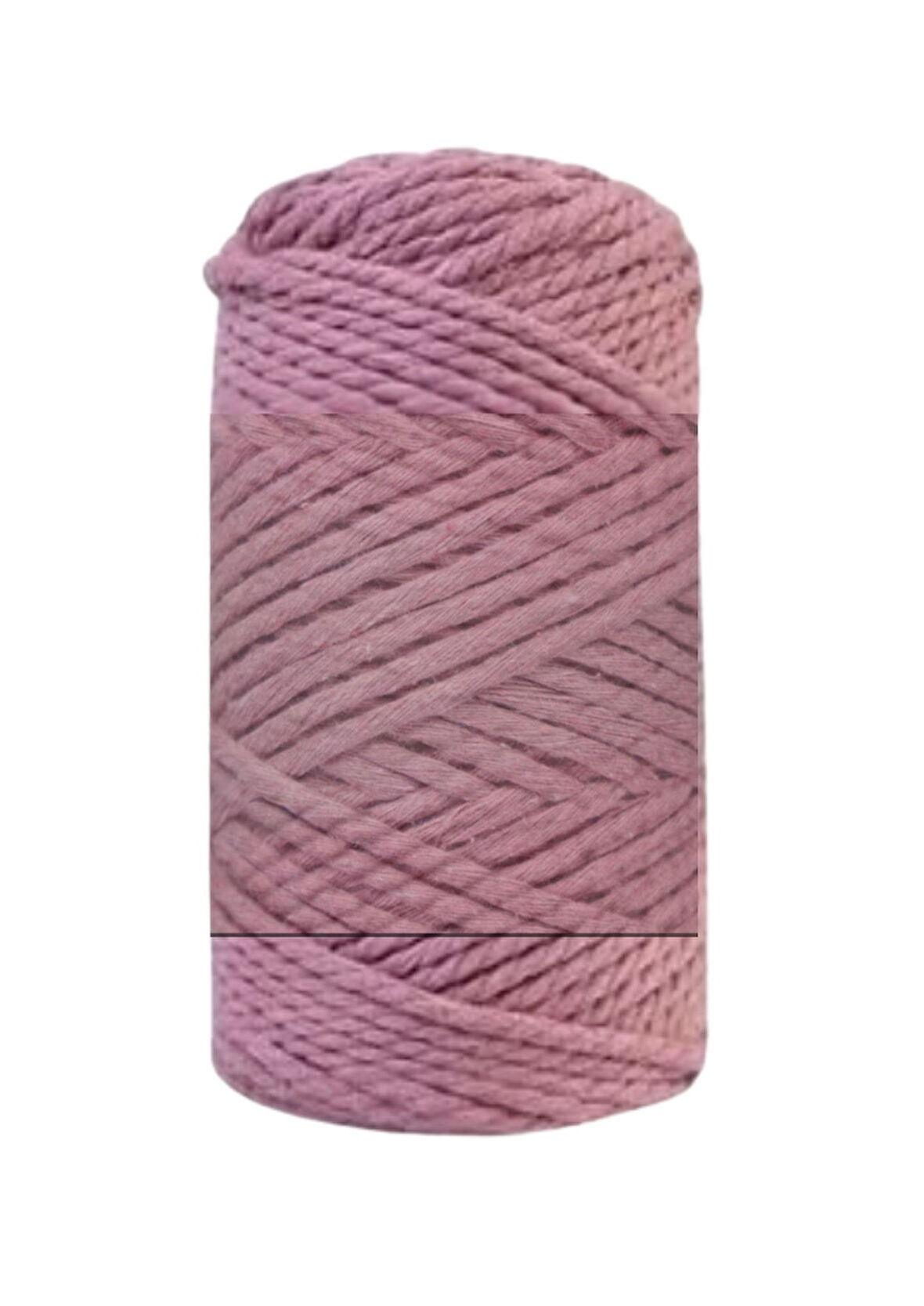 Pamuk Makrome 4 Mm İp Gül Kurusu