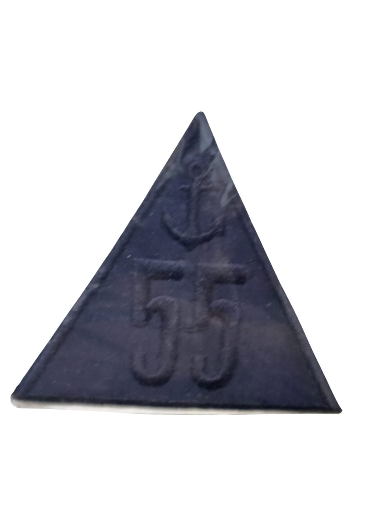 Aplike Ütü İle Yapışan Üçgen Çapa 55 Arma 5X4 Cm
