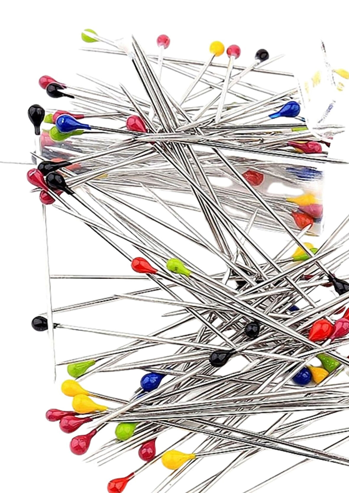 Minelli İğne Kutulu Renkli Başlı 100'Lü