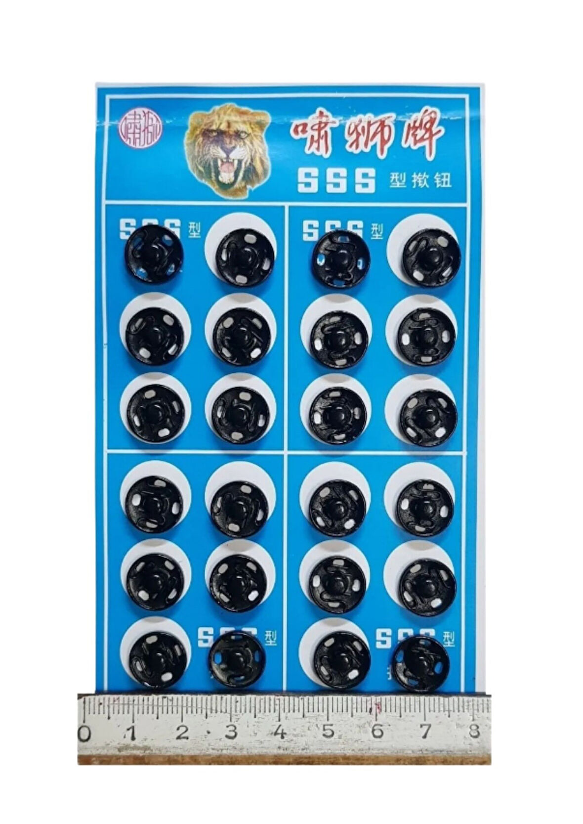 Çıt Çıt Model 2 Numara Siyah 24'Lü