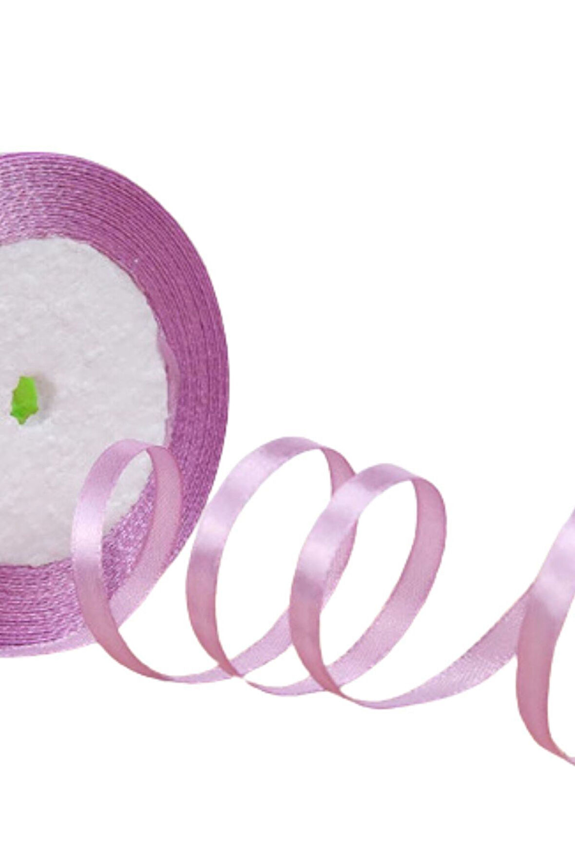 Saten Kurdele 6 Mm Lila 10 Metre