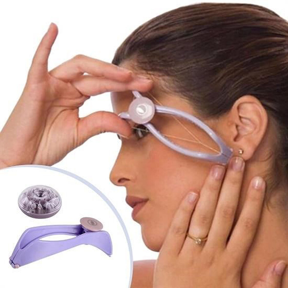 Buffer® Slique Pratik İple Kaş Bıyık Tüy Alma Epilasyon Aleti Makinesi