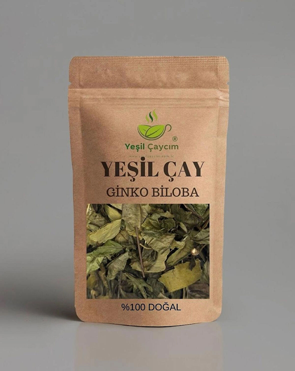 Ginko Biloba Rize Yaprak Yeşil Çay Harmanı Zengin Antioksidan Kaynağı %100 Doğal El Yapımı, 100 Gr