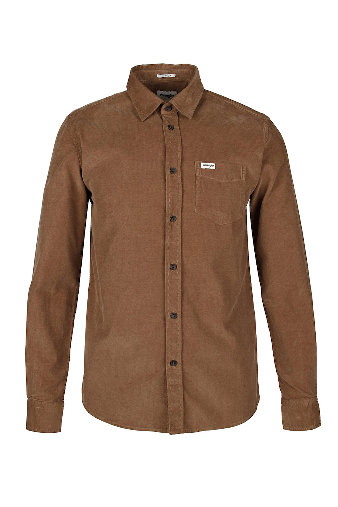 Wrangler Erkek Regular Fit 100% Pamuk Kahverengi Gömlek - W5A14A211