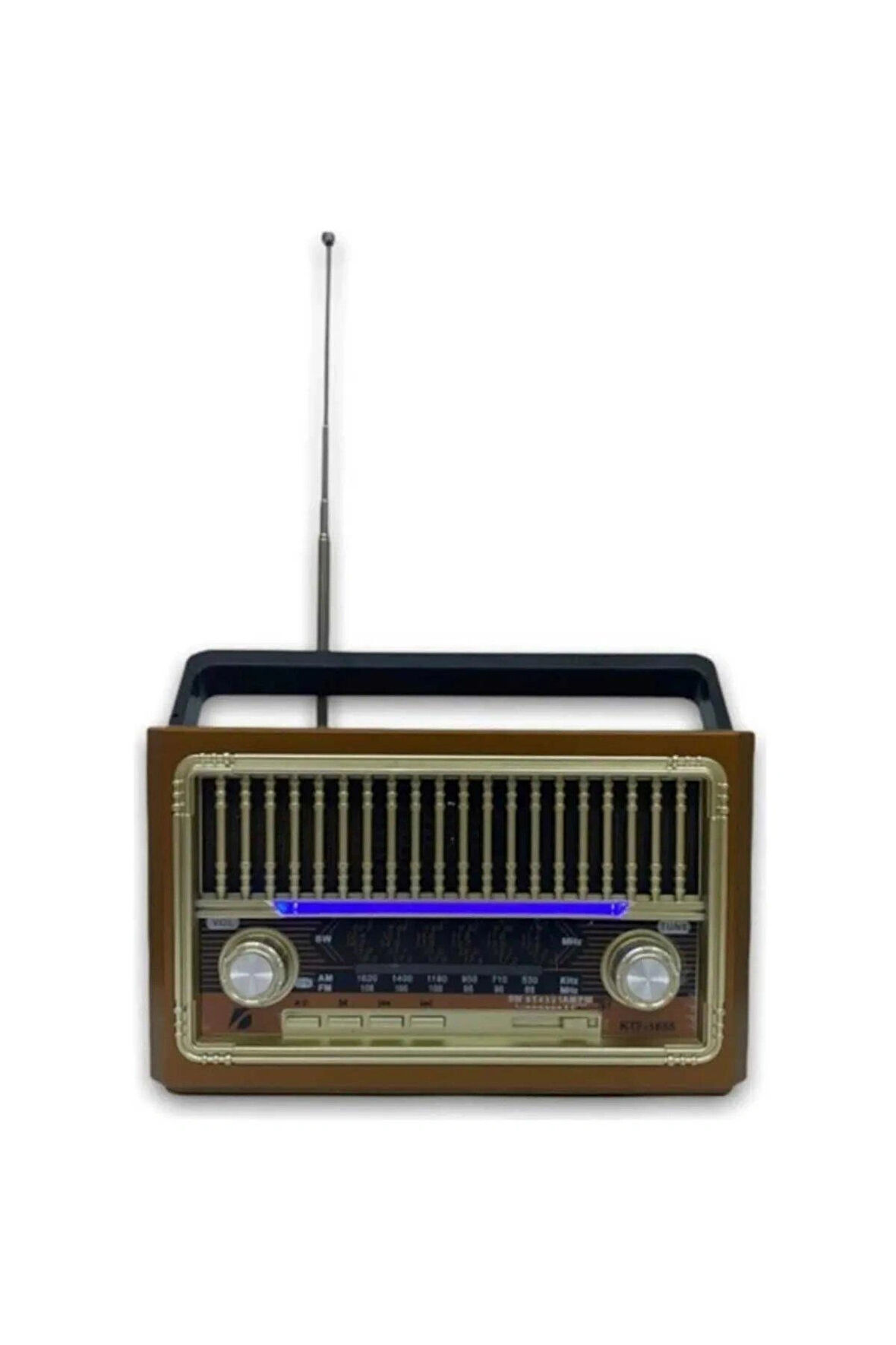 Nostalji Görünümlü Fener Özellikli Radyo Bluetooth/USB/TF/Radyo Özellikli Bluetooth Radyo KTF-1655